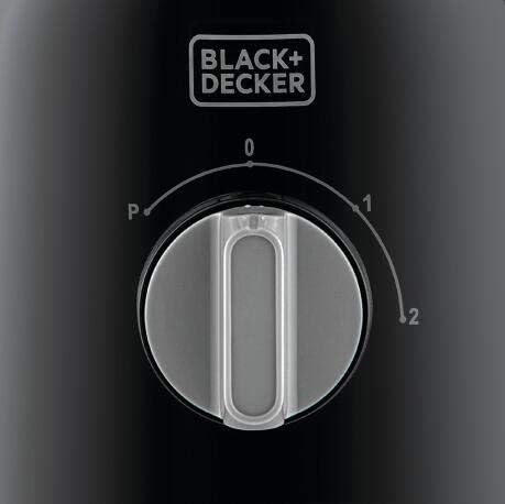 BLACK+DECKER | Blender With 2 Grinder Mills 1.5L 400W | BX365-B5
