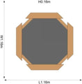 PLUM | Treasure Beach Wooden Sandpit-Natural Age 18M+ | 100201A108