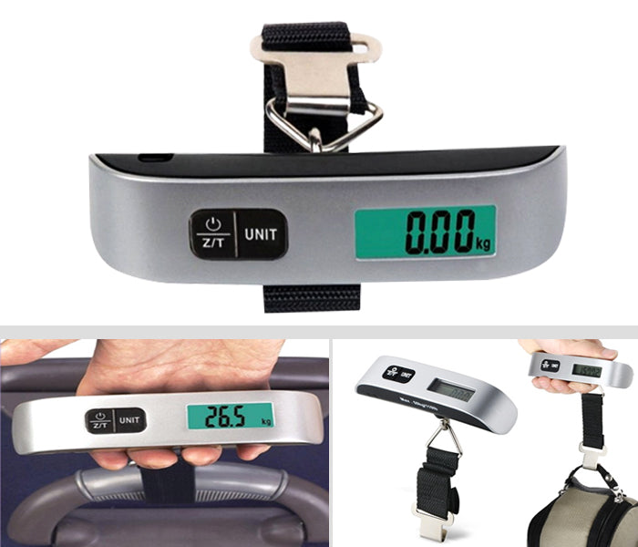 Electronic Luggage Scale Silver, Capacity 50 kg | JPA2845
