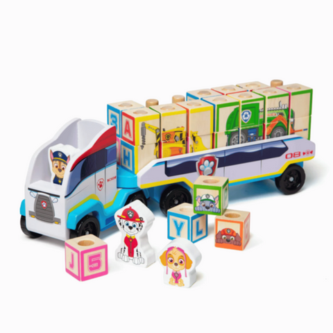 MELISSA & DOUG | Paw Patrol Wooden Abc Block Truck | 46033272