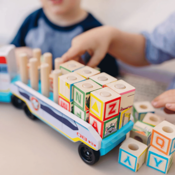MELISSA & DOUG | Paw Patrol Wooden Abc Block Truck | 46033272