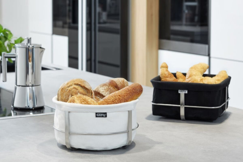 GEFU | Bread Basket BRUNCH Angular Black | 33670