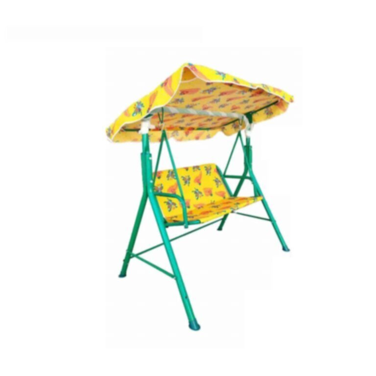 Colorful Kids Outdoor Swing Chair Yellow 105x106cm | 338 y