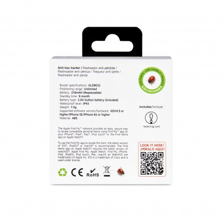 DCU | TAG Anti loss tracker locator black | 34154010