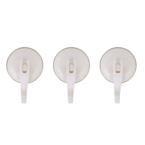 EPSILON | 3 Pcs Suction Hook Maximum Capacity 1KG Hook For Clothes Hats Scarves Kitchen Supplies | EPS1303