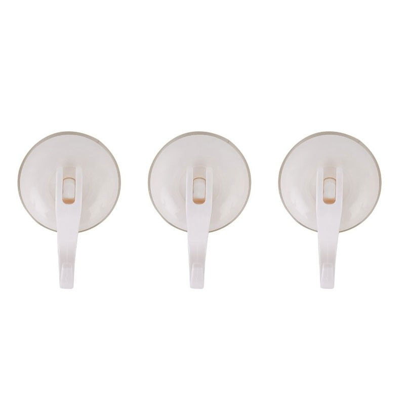 EPSILON | 3 Pcs Suction Hook Maximum Capacity 1KG Hook For Clothes Hats Scarves Kitchen Supplies | EPS1303