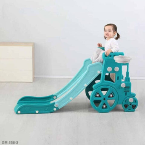 Colorful Toys Slide Train For Kids Green 30x148x78cm | 356 3 g