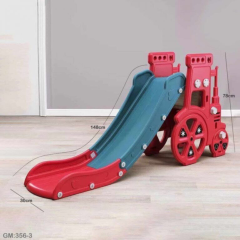 Colorful Toys Slide Train For Kids Green 30x148x78cm | 356 3 g