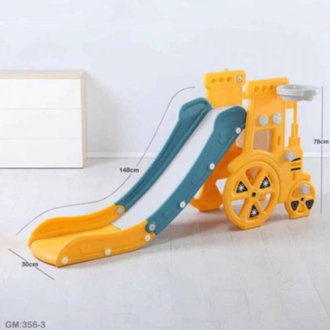 Colorful Toys Slide Train For Kids Yellow 30x148x78cm | 356 3 y