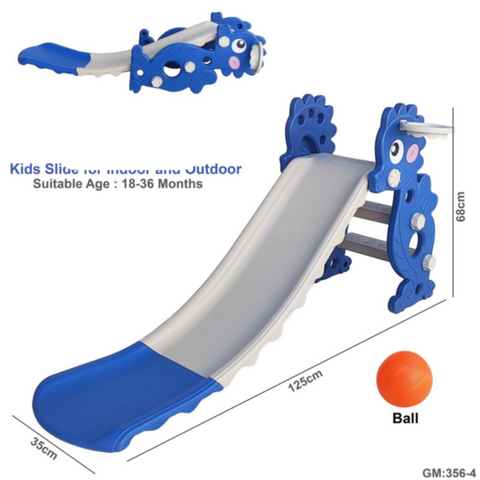 Kids Slide for Indoor and Outdoor - Durable & Fun Activity for Toddlers Blue | 356-4-b