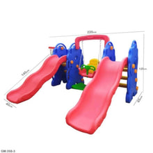 Powerful 4 in 1 Double Slide Playground Green | 358 3 g