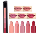5 In 1 Lipstick Set Non Stick Long Lasting Waterproof Velvet Matte Finish | JPL4562