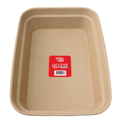 Biodegradable Cat Litter Tray - L Size, 46 x 35.5 x 10 cm