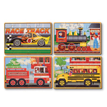 MELISSA & DOUG | Vehicles Jigsaw Puzzles in a Box 3+ years | 46003794
