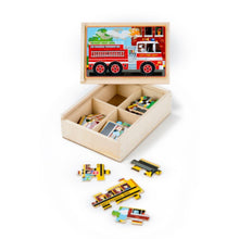 MELISSA & DOUG | Vehicles Jigsaw Puzzles in a Box 3+ years | 46003794