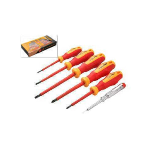 TOLSEN | 6Pcs VDE Screwdrivers Set | 38013