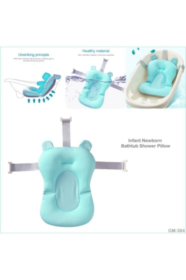 Baby Bathtub Shower Pillow | 384 Blue