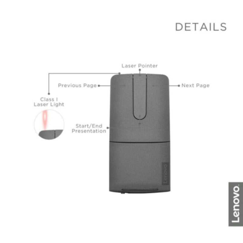 LENOVO | Yoga Mouse with Laser Presenter | GY50U59626