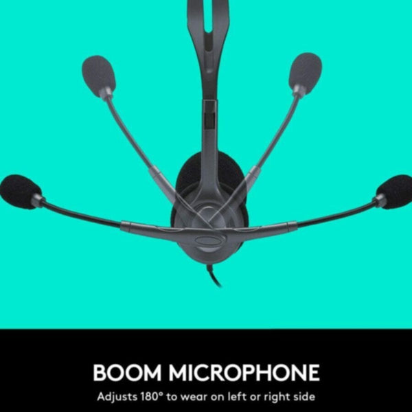 LOGITECH | H111 Stereo Headset with Adjustable Headband | 981-000593