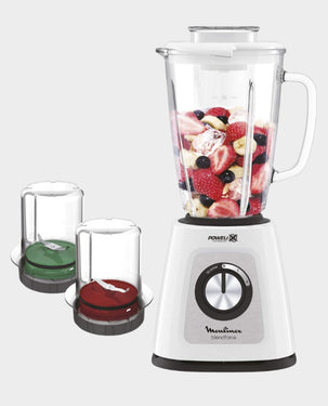 MOULINEX | Blendforce Glass Blenders White 700 Watts | LM438127