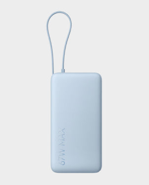 XIAOMI | 67W Power Bank 20000 mAh with Integrated USB-C Cable Ice Blue | BHR08O7GL