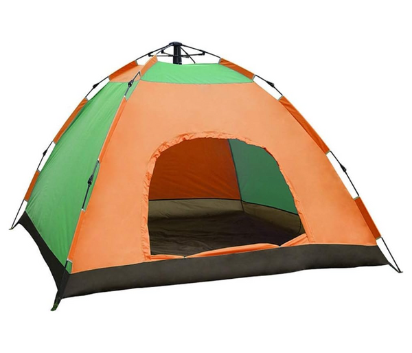Portable Camping Tents Pop Up Instant Automatic Backpacking Dome Waterproof 200 x 150 x 125cm Tent For 4 Person - Assorted | JPN4897