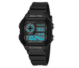 X-LOTS Water Resistant Shock Military Sports Digital Watch - Black | JPK1490