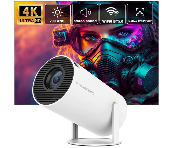 Portable High Quality Transpeed 4K Ultra HD Android 11 Dual Wifi 1080P  Home Cinema Indoor Outdoor Projector | JPN5912