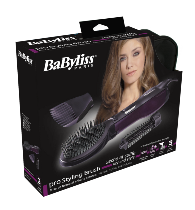 BABYLISS | Fast Drying & Styling Paddle Air Brush 1000W | AS115SDE