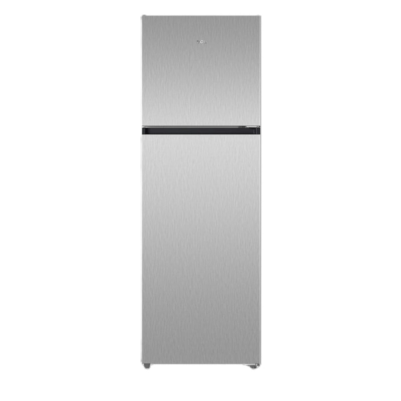 TCL | Double Door Refrigerator 370Ltrs Grey | P480TMN