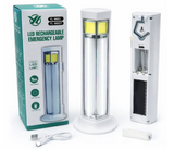 LED Rechargeable Emergency Lamp with COB Light High Brightness Portable Power Cut Light USB Charging Long Battery Backup for Home & Office | JPO5131
