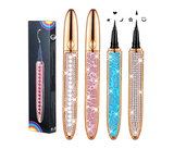 Diamond 2 in 1 Self-adhesive Quick Drying Eyeliner - Black | JPL4515