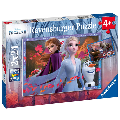 RAVENSBURGER | DFZ2: Frosty Adventures 2x24 pc Children's Puzzle | RB050109