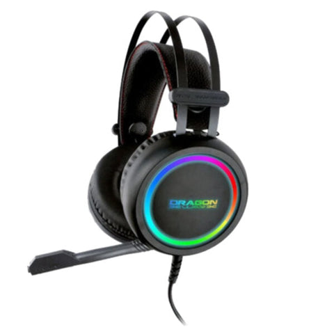 DRAGONWAR | Survey RGB Lighting Effect Gaming Headset Black | G-HS-012