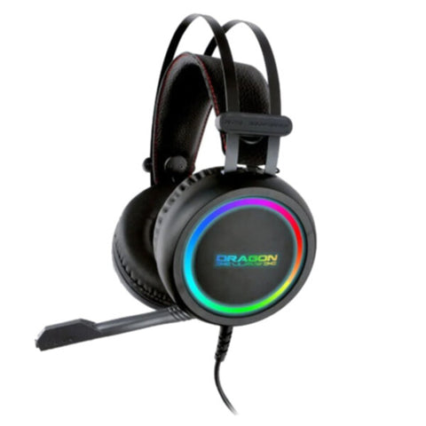 DRAGONWAR | Survey RGB Lighting Effect Gaming Headset Black | G-HS-012