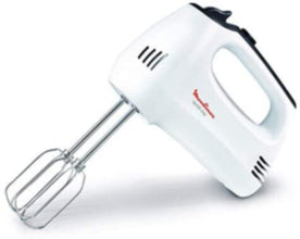 MOULINEX | Hand Mixer 300W 5 Speeds White | HM310127