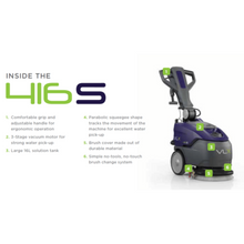 VLX | 35cm Micro Walk-Behind Scrubber-Dryer Battery Type | 416S