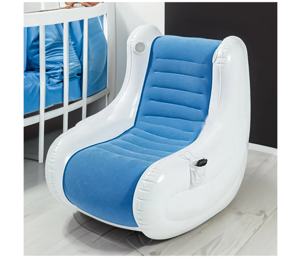 Portable Bean Bag Sofa Comfortable Inflatable Sofa Round Creative Gaming Couple Backrest Single Sofa Music Inflatable Sofa Cushion Air Armchair - Assorted | JPN8848