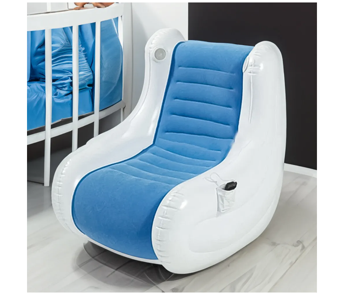 Portable Bean Bag Sofa Comfortable Inflatable Sofa Round Creative Gaming Couple Backrest Single Sofa Music Inflatable Sofa Cushion Air Armchair - Assorted | JPN8848