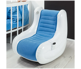 Portable Bean Bag Sofa Comfortable Inflatable Sofa Round Creative Gaming Couple Backrest Single Sofa Music Inflatable Sofa Cushion Air Armchair - Assorted | JPN8848