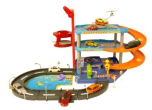 BBURAGO | 1:43 Collezione Streetfire Parking Playset Incl. 2 Cars | 47530025