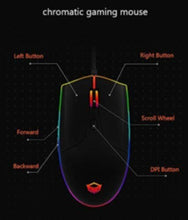 MEETION | Chromatic RGB Circulation Backlit Gaming Wired Mouse | MT-GM21