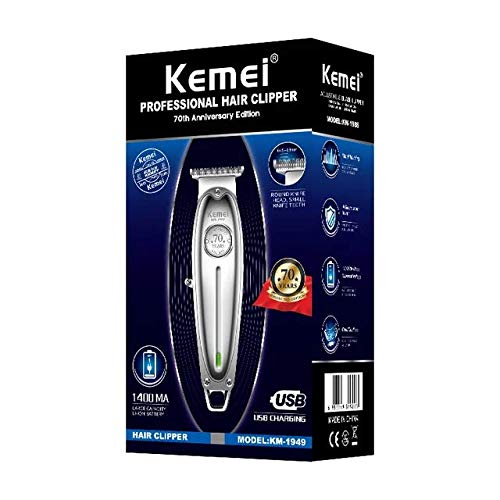 KEMEI | Professional Rechargeable And Cordless Hair Clipper | KM-1949