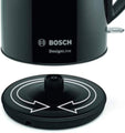 BOSCH | DesignLine 1.7Ltr Kettle Stainless Steel Black | TWK3P423GB