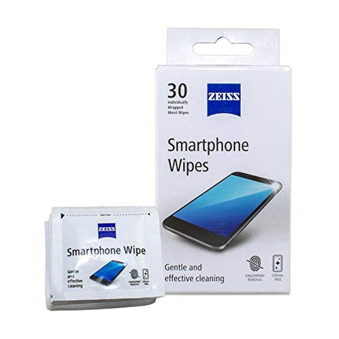 ZEISS  | Smart Phone Wipes 30 Count Pack