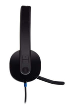 LOGITECH | USB Computer wired Headset Black | H540
