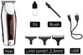 KEMEI | Professional Electric Hair Clipper Silver | KM-9163
