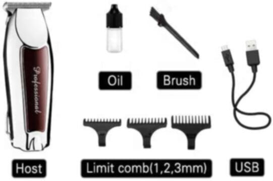 KEMEI | Professional Electric Hair Clipper Silver | KM-9163