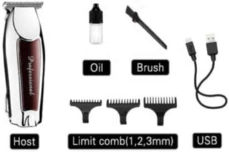 KEMEI | Professional Electric Hair Clipper Silver | KM-9163