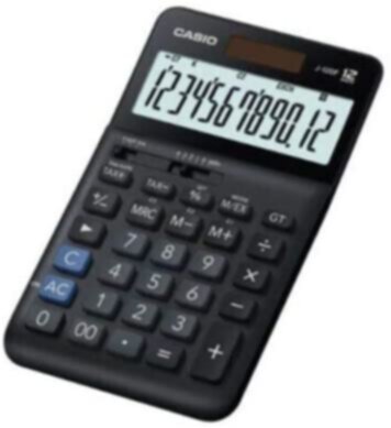CASIO | The Standard for Business Compact Desk Type Calculator 12 Digits | J-120F-W-DP